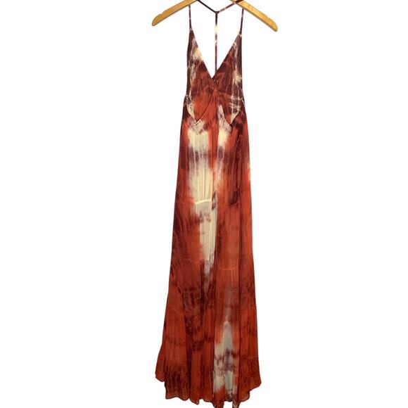 Anthropologie Raga Dress NWT Women's Size Small Ravi Halter Chiffon Tiered Maxi - Picture 3 of 7